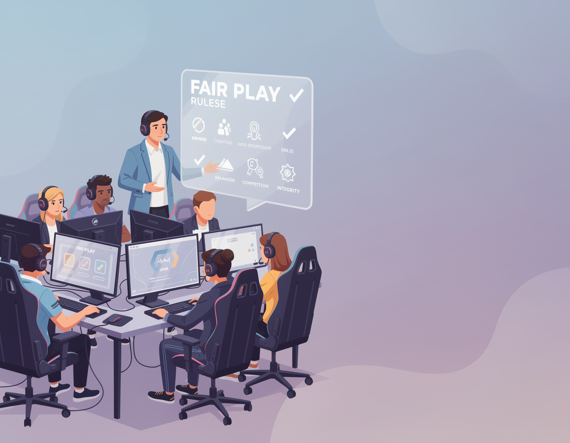 Ilustrasi ruleset fair play turnamen sebelum room dibuka untuk turnamen game online smart77